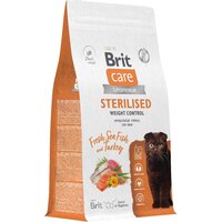 Brit Care Cat Sterilised Weight Control , контроль веса, с морской рыбой и индейкой