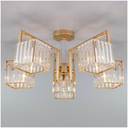 Eurosvet 10117/5 золото/прозрачный хрусталь Strotskis фото