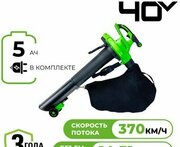 Greenworks GD40BVIIK5 2406907UG фото