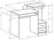 НАЯ Компьютерный стол КС фото