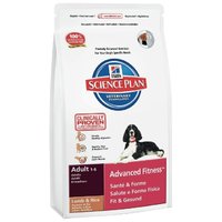 Hill's Корм для собак Science Plan Canine Adult Advanced Fitness Lamb & Rice