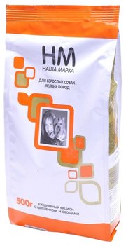 Наша Марка Корм для собак Для взрослых собак мелких пород с цыплёнком и овощами фото