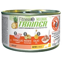 Trainer Корм для собак Fitness3 No Grain Adult Mini Rabbit and potatoes canned