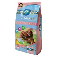 Верные друзья Корм для собак Сухой для щенков - Ягненок и рис