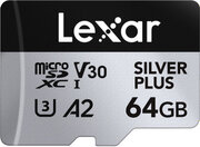 Lexar Professional SILVER PLUS microSDXC LMSSIPL064G-BNANG 64GB фото