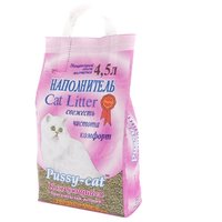 Pussy-cat Наполнитель Комкующийся розовый (4.5 л)
