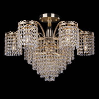 Eurosvet 3648/9 золото/прозрачный хрусталь Strotskis