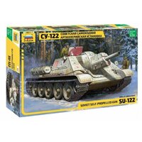 ZVEZDA Советская самоходная артиллерийская установка СУ-122 (3691) 1:35